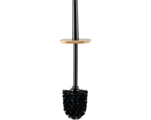 Brosse de toilette avec support en bambou
