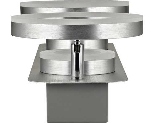 Wandleuchte aus Metall mit runden Elementen