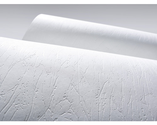 Papier peint intissé LECO Isole Trend structure veinure 250 g/m² blanc