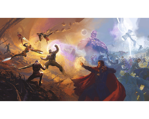 Papier peint panoramique intissé IADX10-076 Into Adventure Avengers Epic Battles 2 World 10 pces 500 x 280 cm
