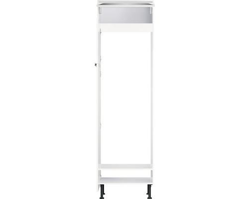 Meuble sous-lavabo blanc avec pieds