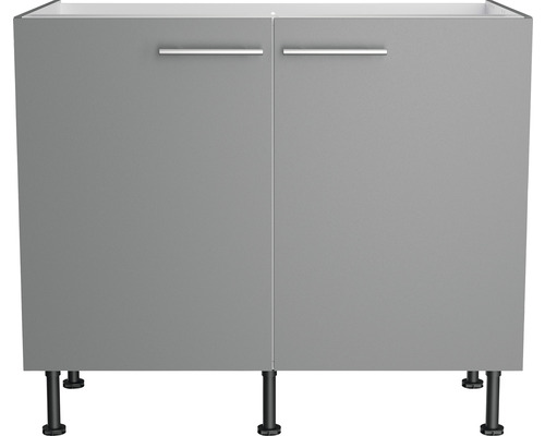 Unterschrank mit zwei Türen und Griffen