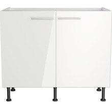 Unterschrank mit zwei Türen und Füßen