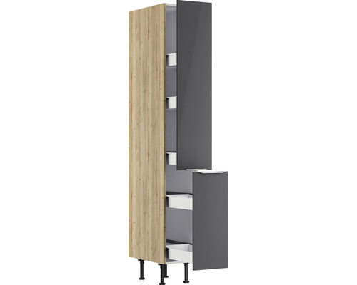 Küchenschrank mit Schubladen und zwei verschiedenen Fronten