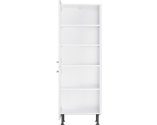 Offener Küchenschrank mit Einlegeböden und Füßen