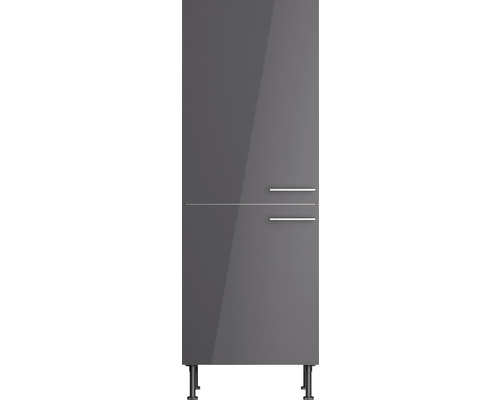 Armoire haute avec deux portes et poignées