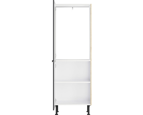 Offener Hochschrank mit Einlegeböden und Füßen