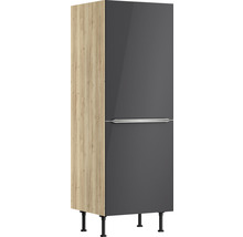 Hochschrank mit Tür, Griff und Füßen