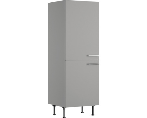 Kühlumbauschrank für 88er Einbaukühlschrank Optifit Mats825 BxTxH 60 x 58,4 x 176,6 cm Frontfarbe basaltgrau matt Korpusfarbe grau