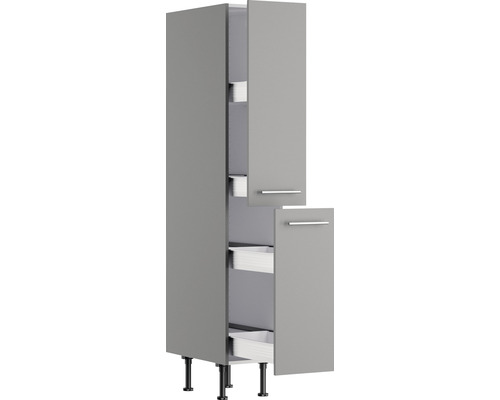 Hoher Küchenschrank mit mehreren Auszügen