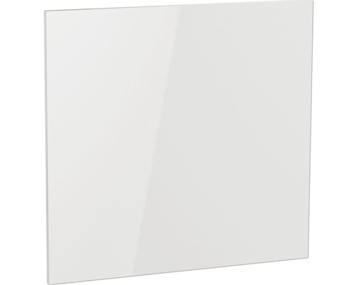 Façade pour lave-vaisselle partiellement intégré Optifit Arvid986 59,6 x 1,6 x 57,2 cm façade blanc brillant corps blanc
