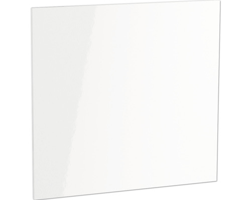 Façade pour lave-vaisselle partiellement intégré Optifit Rurik986 59,6 x 1,6 x 57,2 cm façade blanc brillant corps blanc
