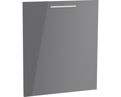 Façade pour lave-vaisselle encastré Optifit Jonte984 59,6 x 1,6 x 70 cm façade anthracite brillant corps chêne sauvage-0