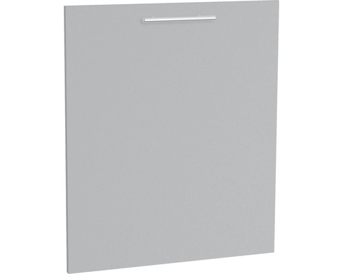 Façade pour lave-vaisselle encastré Optifit Mats825 59,6 x 1,6 x 70 cm façade gris basalte mat corps gris