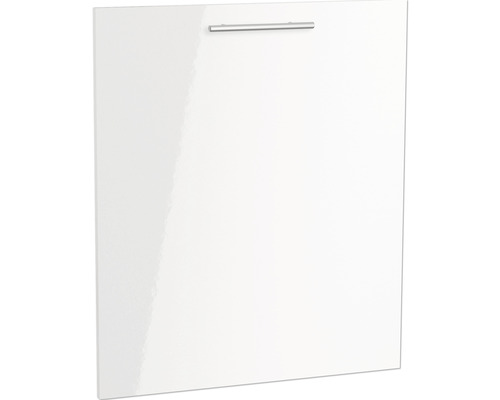Façade pour lave-vaisselle encastré Optifit Rurik986 59,6 x 1,6 x 70 cm façade blanc brillant corps blanc