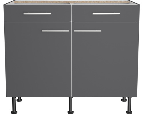 Unterschrank mit zwei Schubladen und zwei Türen für Badezimmer