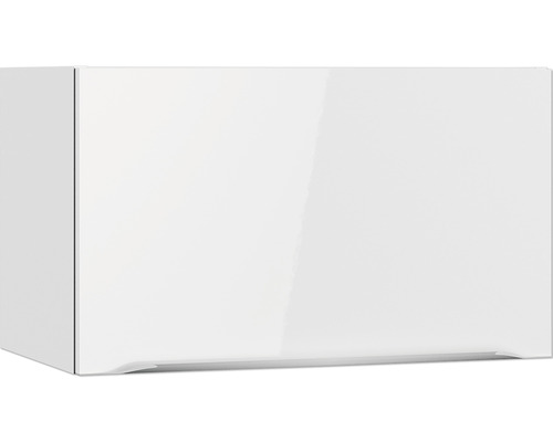Klapphängeschrank Optifit Arvid986 BxTxH 60 x 34,9 x 35,2 cm Frontfarbe weiß  glänzend Korpusfarbe weiß - HORNBACH Luxemburg | Hängeschränke