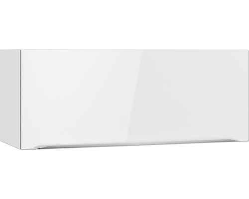 Klapphängeschrank Optifit Arvid986 BxTxH 90 x 34,9 x 35,2 cm Frontfarbe weiß  glänzend Korpusfarbe weiß - HORNBACH Luxemburg