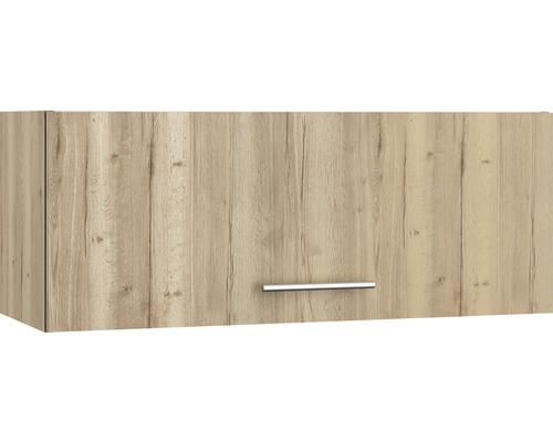 Klapphängeschrank Optifit Erik290 BxTxH 90 x 34,9 x 35,2 cm Frontfarbe  wildeiche strukturiert matt Korpusfarbe wildeiche - HORNBACH Luxemburg