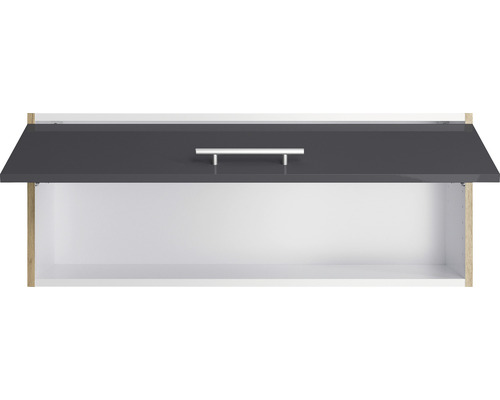 Wandschrank mit Klappe und Griff