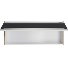 Optifit Klapphängeschrank Linus984 BxTxH 90 x 34,9 x 35,2 cm anthrazit glänzend zerlegt KFLI OK935-8+