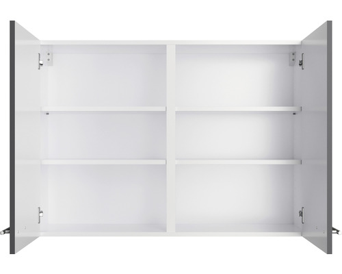 Offener Wandschrank mit Einlegeböden für Badezimmer oder Küche