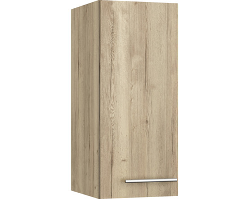 Armoire suspendue Optifit Erik290 30 x 34,9 x 70,4 cm façade chêne sauvage structuré mat corps chêne sauvage