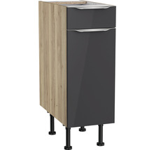 Hochschrank mit einer Schublade und einer Tür für den Einbau in Küche oder Bad
