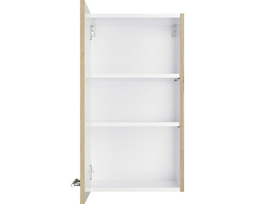 Offener Hängeschrank mit Einlegeböden