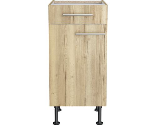 Waschtischunterschrank mit Schublade und Tür für das Badezimmer