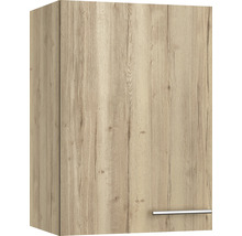 Küchenhängeschrank mit Holzdekor und Griff