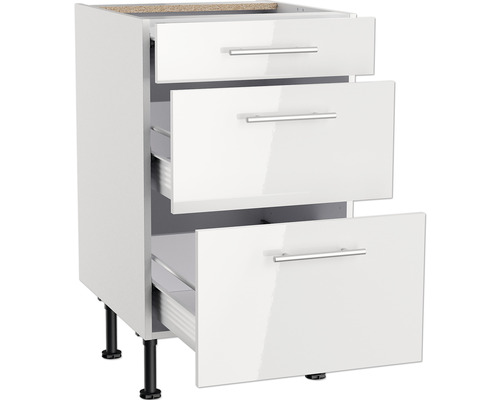 Küchenunterschrank mit drei Schubladen