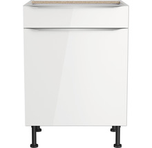 Waschtischunterschrank mit Schublade und Füßen