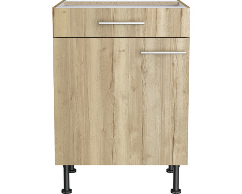 Waschbeckenunterschrank mit Schublade und Tür