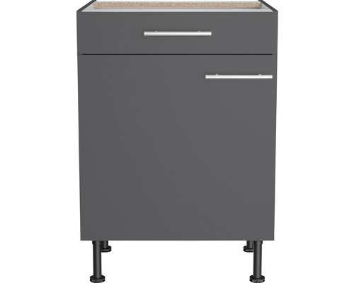 Meuble bas avec tiroir et porte pour salle de bain