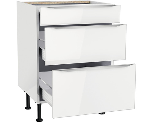 Küchenunterschrank mit drei Schubladen