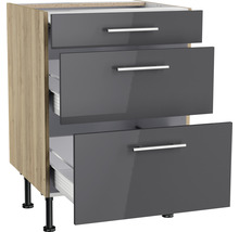 Küchenunterschrank mit drei Schubladen