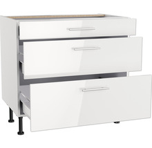 Küchenunterschrank mit drei Schubladen