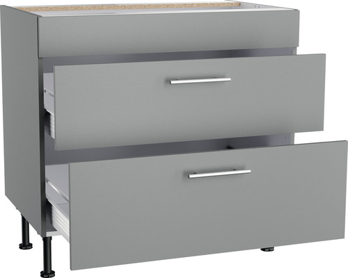 Küchenunterschrank mit zwei Schubladen