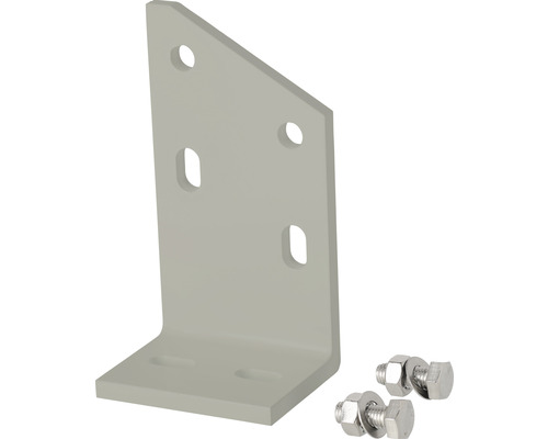 Support de chevron gris pour store banne à bras articulé 10179647, 10179650, 10179661, 10179662, 10179648, 10179672, 10464601, 10464602, 10179673, 10179674 Connecteur d''angle avec vis et écrous