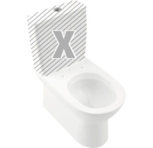 WC für WC-Kombination Villeroy & Boch O.novo Tiefspüler mit Spülrand weiß ohne WC-Sitz und Spülkasten 56581001-thumb-0