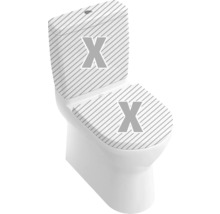 WC für WC-Kombination Villeroy & Boch O.novo Tiefspüler mit Spülrand weiß mit Beschichtung ohne WC-Sitz und Spülkasten 565810R1-thumb-0