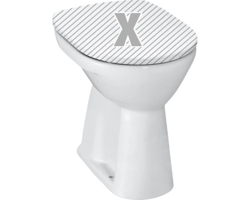 WC à poser LAUFEN Pro cuvette à fond plat avec bride surélevé blanc sans abattant WC H8259570000001