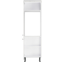 Meuble pour réfrigérateur encastrable 88 Optifit Bengt932 60 x 58,4 x 211,8 cm façade blanc mat corps blanc-thumb-1