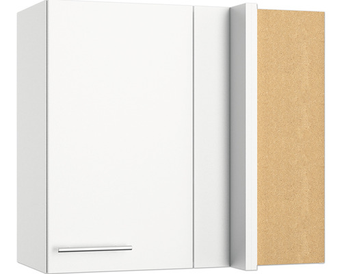 Armoire haute blanche avec poignée