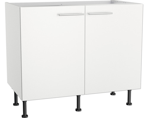 Meuble bas avec deux portes et pieds