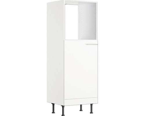 Meuble de cuisine avec porte et compartiment ouvert