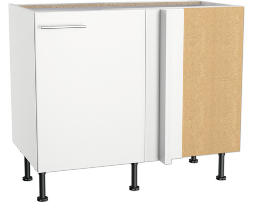 Meuble bas de cuisine avec porte et pieds