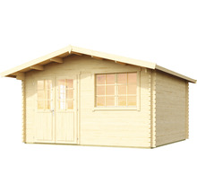 Gartenhaus aus Holz mit Fenster und Doppeltür