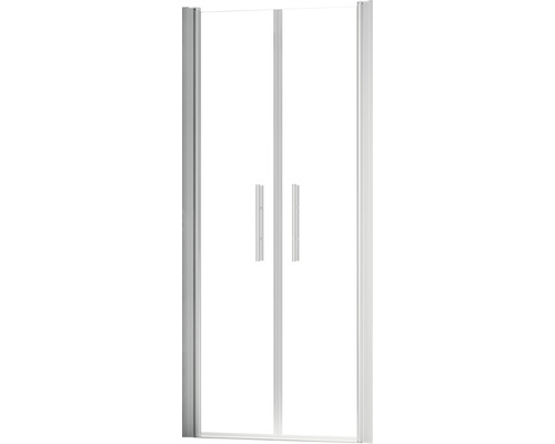 Porte de douche dans une niche SCHULTE Garant 2.0 90 x 90 cm couleur du profilé aluminium verre transparent